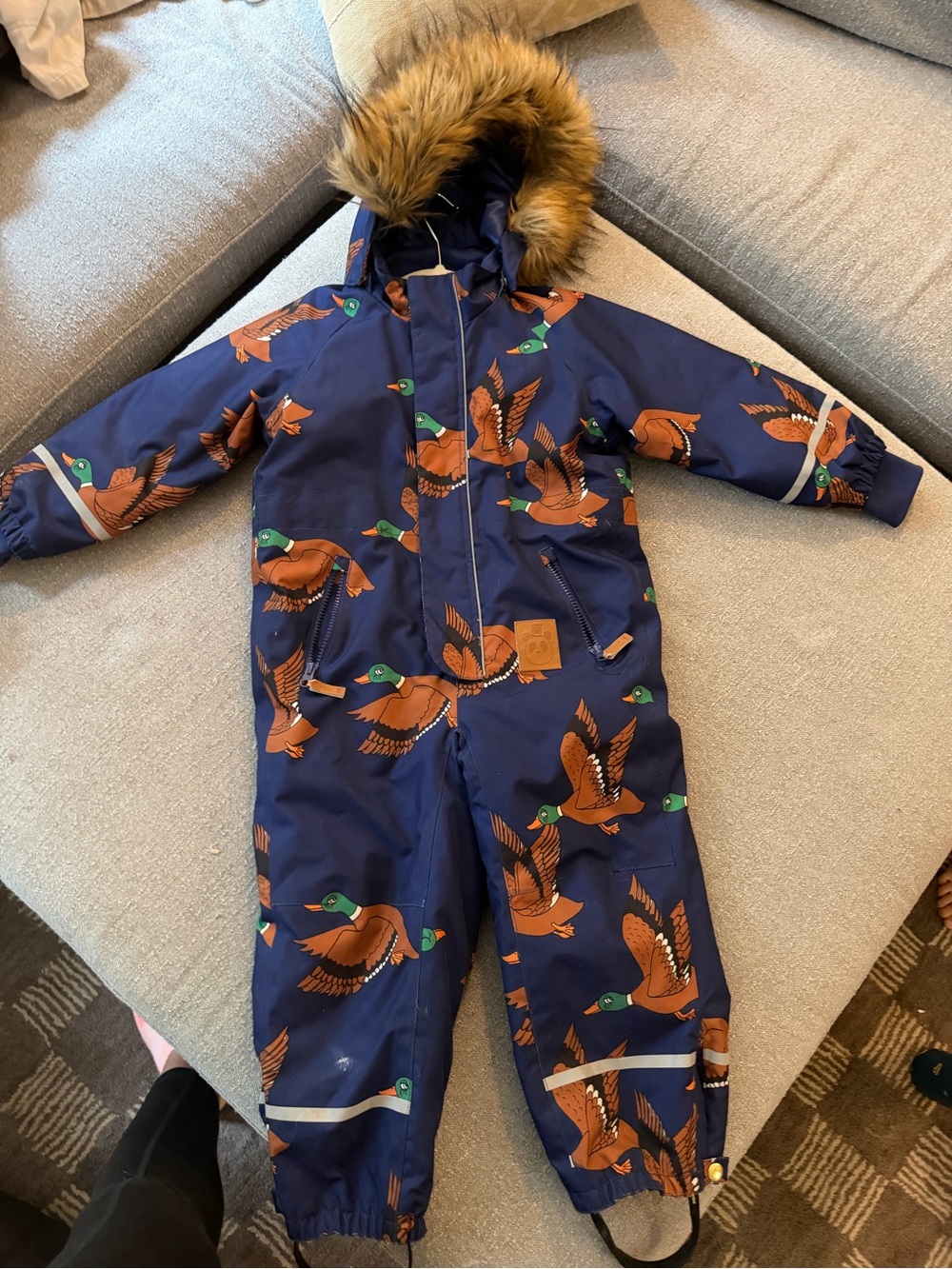 Mini Rodini Duck Snowsuit